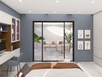 Kids Bedroom Interior 3D model