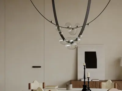 apartment interior scenes    3D model 27