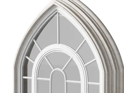 Architectural Classic Window 3D Model 7 3D model
