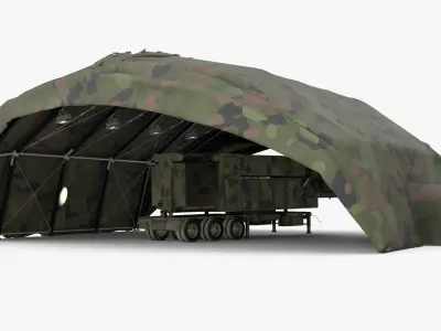  Tactical Camouflage Radar Shelter System 