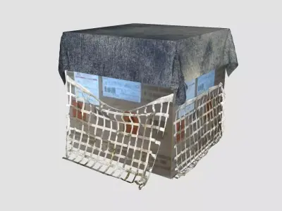 AIM BOX Low-poly 3D model