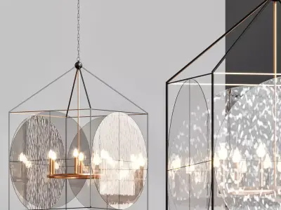 CURREY AND COMPANY SAGAMORE LANTERN 3D model