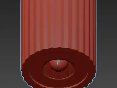 PROLIX pendant light in brass 3D model