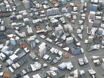 City 115 Low-poly 3D model