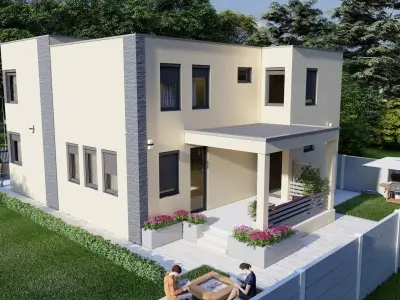 House 16 Exterior Low-poly 3D model