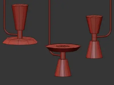 ALAMBICCHI three different pendant lights 3D model