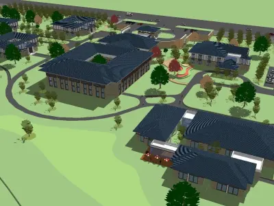 vacation spot-Resort-Fashion Leisure Hotel-0109 3D model