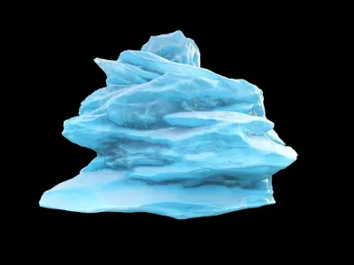  Photorealistic V-Ray render ready Iceberg kit 
