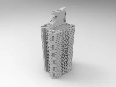 Rhapsody Building Kitbash -- Level 1 3D model