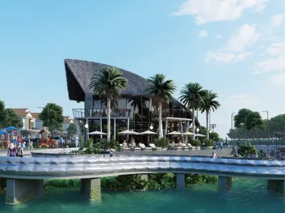 Modern Club House Full Lumion Exterior Scene 3D model