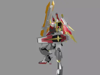The Mecha Attacker 16 3D model