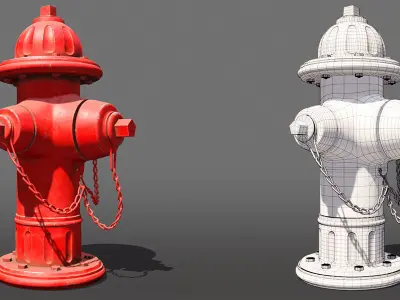 Hydrant - 4k texture  3D model