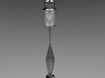 lamp street 3D model purchase