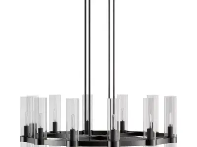 RAVELLE ROUND CHANDELIER 3D model