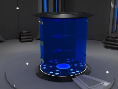 Sci Fi Room 3D model