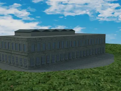 Building - Manor 3D model