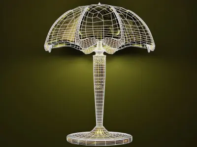 Table lamp Free low-poly 3D model