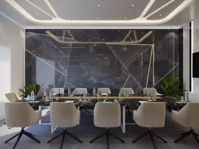 MinistersOfficeInteriorScene3dsMaxCoronaRenderer 3D model