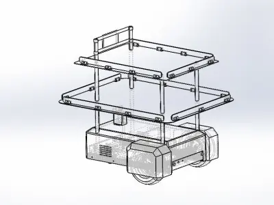 Tech Covid Robot 3D model