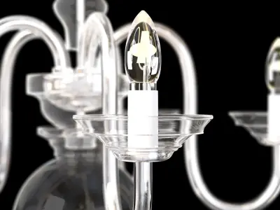 wranovsky Clerius crystal chandelier Low-poly 3D model