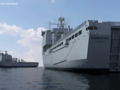  RFA Cardigan Bay Landing Ship 