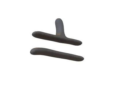 Suzhou Numerals Seven V1 001 Low-poly 3D model