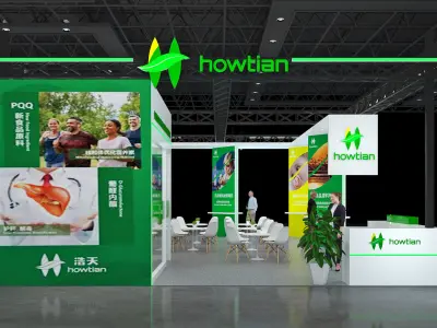 Booth Exhibition Stand Stall 11x8m Height 440cm 4 Open 3D model 3D model