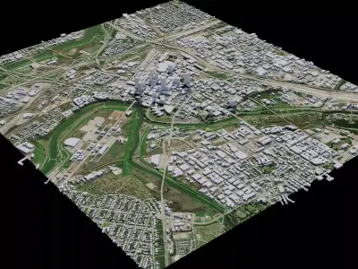 Fort Worth - USA 3D model