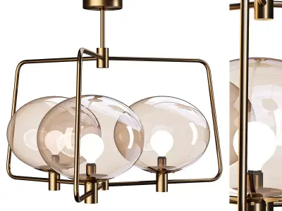 Ulivi Salotti Globo - Chandelier 3D model