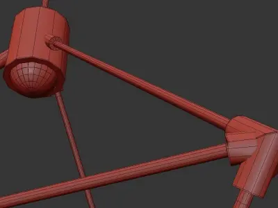 Candora geometric pendant light 3D model