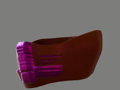 Gas mask helmet 3d model scifi Low-poly  Low-poly 3D model 222