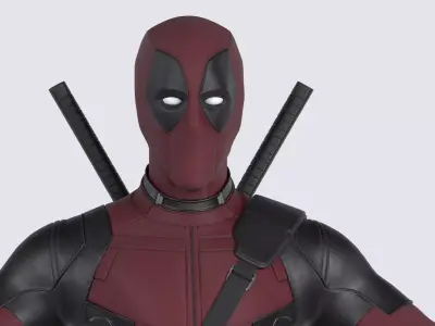 Deadpool 2016 Model 3D model