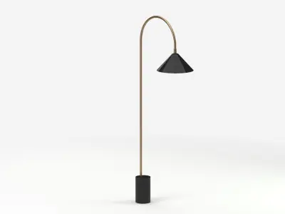 Bishop Task Floor Lamp 3D model