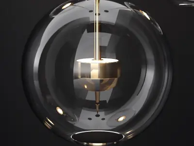 Giopato and Coombes Bolle 1 Bubble CLEAR GOLD 3D model