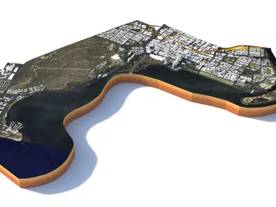 Perth City Australia 3D model