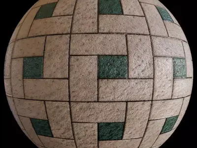 Pavement PBR Texture 3D model