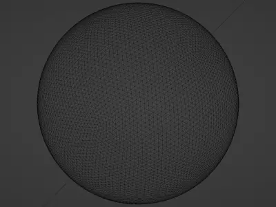 Pale Crystal Planet 3D model