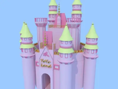 Castle 3d model 3D model