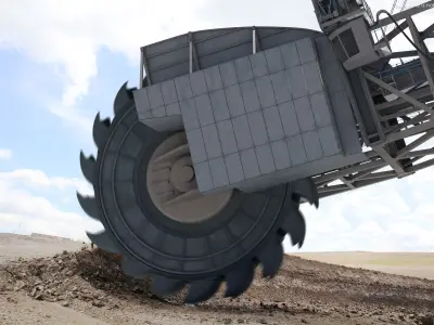  Mining Multi Bucket Wheel Excavator 