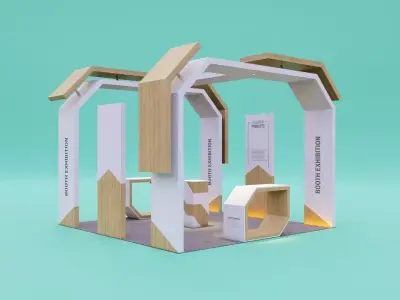 Booth Exhibition 3 3D model