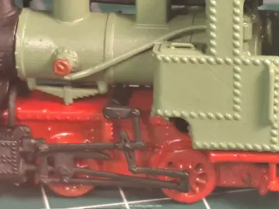 H0e scale Steam Locomotive Borsig Bn2T TG 750mm - resin 3D print model