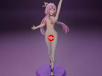 NSFW Fu Xuan from Honkai Star Rail 3D print model