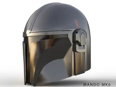 Mandalorian Helmet 3D print model