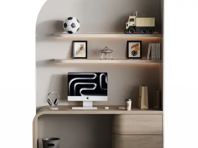 Modern Workplace 202 3D model