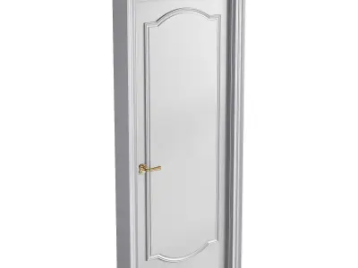 Modern entrance door 25 3D model