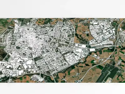 Cityscapes Vitoria Gasteiz Spain 3D model