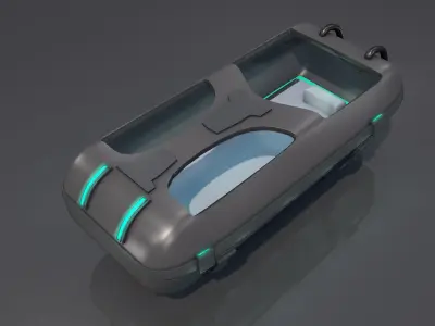 Sci Fi Medpod 3D model