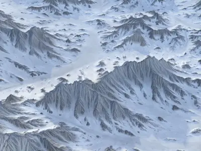 Landscape 90 Low-poly 3D model