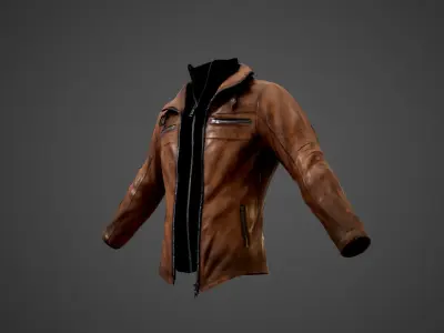Meta-Human Jacket Low-poly 3D model