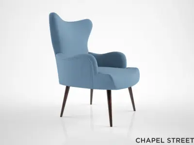Chapel Street Leonato armchair 3D model